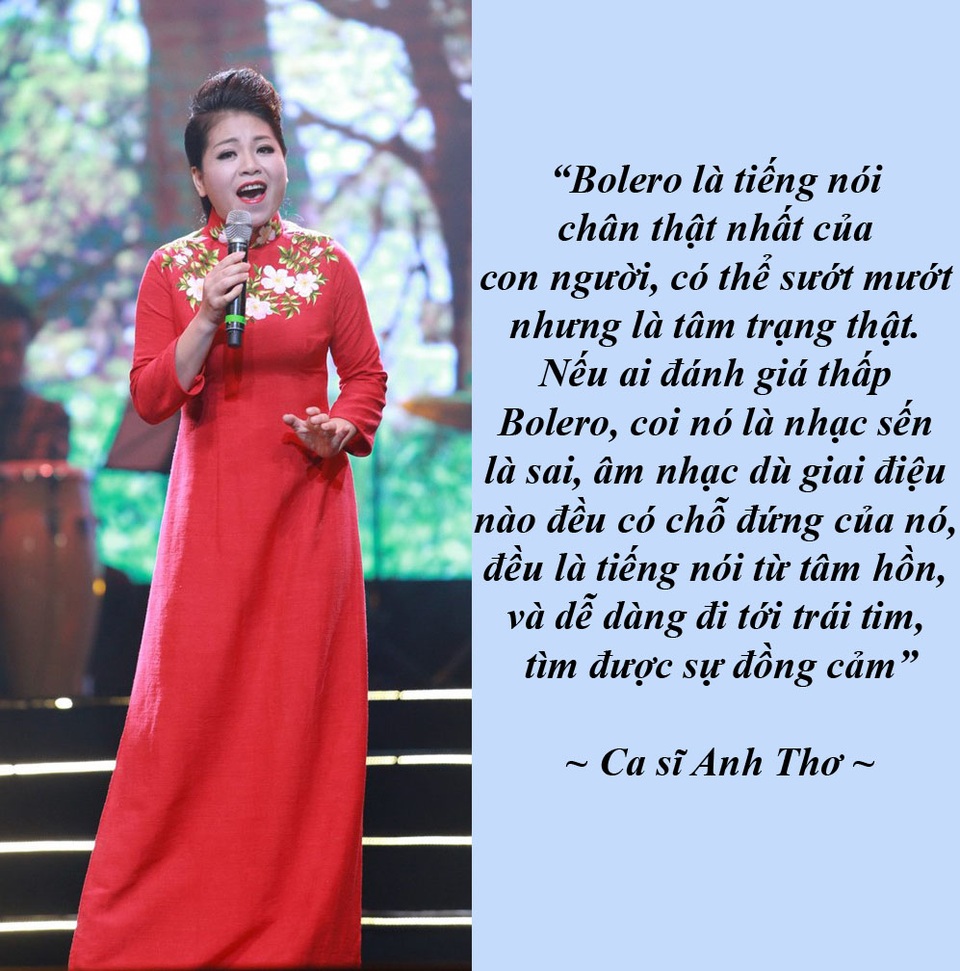 Anh Thơ phản ứng khi bị cho hát nhạc sến là “dại dột” - Phản ứng trước việc chuyển từ hát những ca khúc mang âm hưởng dân gian sang dòng nhạc sến là “dại dột”, giọng ca xứ Thanh cho rằng, nhạc không có cao thấp, sang hèn. Dòng nào cũng có khán giả của họ và những gì tồn tại đều có lý của nó.