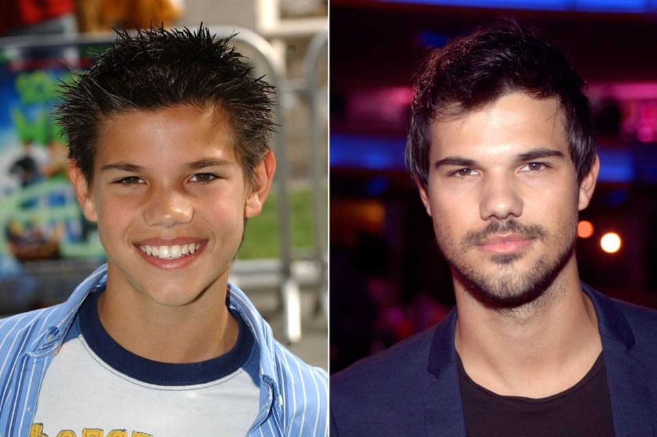 Nam diễn viên Taylor Lautner (24 tuổi) của loạt phim “Chạng vạng” gần như không thay đổi các đường nét kể từ thuở bé. Hiện tại, Taylor Lautner gắn liền với hình ảnh nam tính, mạnh mẽ. Sau “Chạng vạng”, Taylor Lautner vẫn chưa có nhiều đột phá trong sự nghiệp diễn xuất dù ấn tượng mà nam diễn viên trẻ điển trai này để lại trong lòng người xem điện ảnh rất tích cực.