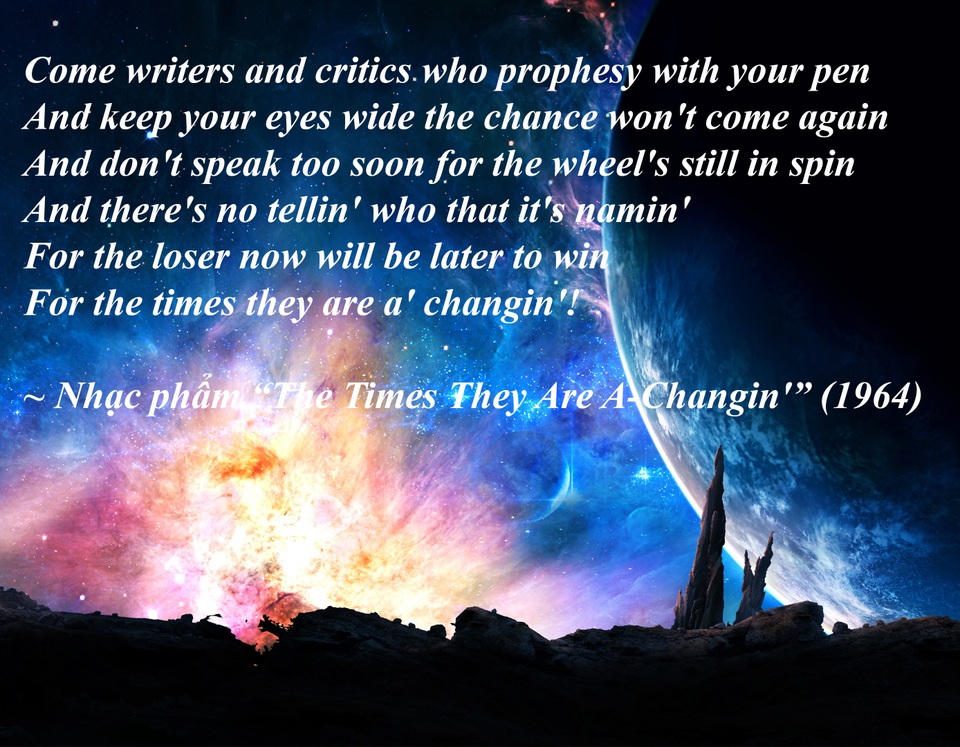 Đi tìm ý thơ trong lời nhạc của “nhạc sĩ đoạt Nobel Văn học” - 9 Đi tìm ý thơ trong lời nhạc của “nhạc sĩ đoạt Nobel Văn học” - 9