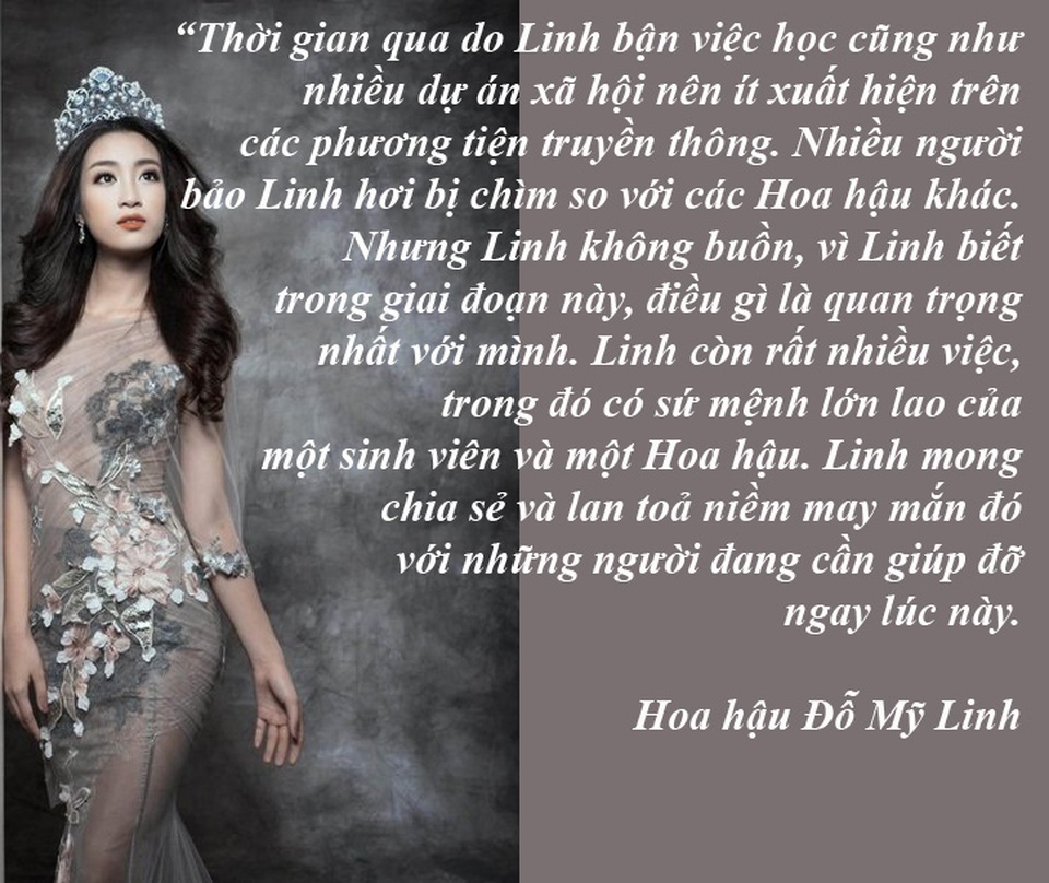 Tấm lòng nghệ sĩ cùng hướng về miền Trung - 9 Phan Anh đã nhận được 16 tỷ, Hoa hậu Mỹ Linh day dứt với miền Trung - Trong khi Phan Anh đã nhận được 16 tỷ tiền ủng hộ cho bà con miền Trung bị lũ lụt thì Hoa hậu Mỹ Linh lại cảm thấy day dứt vì đã không thể có mặt thật sớm, cùng chung tay với người dân miền Trung khắc phục khó khăn sau mưa lũ.