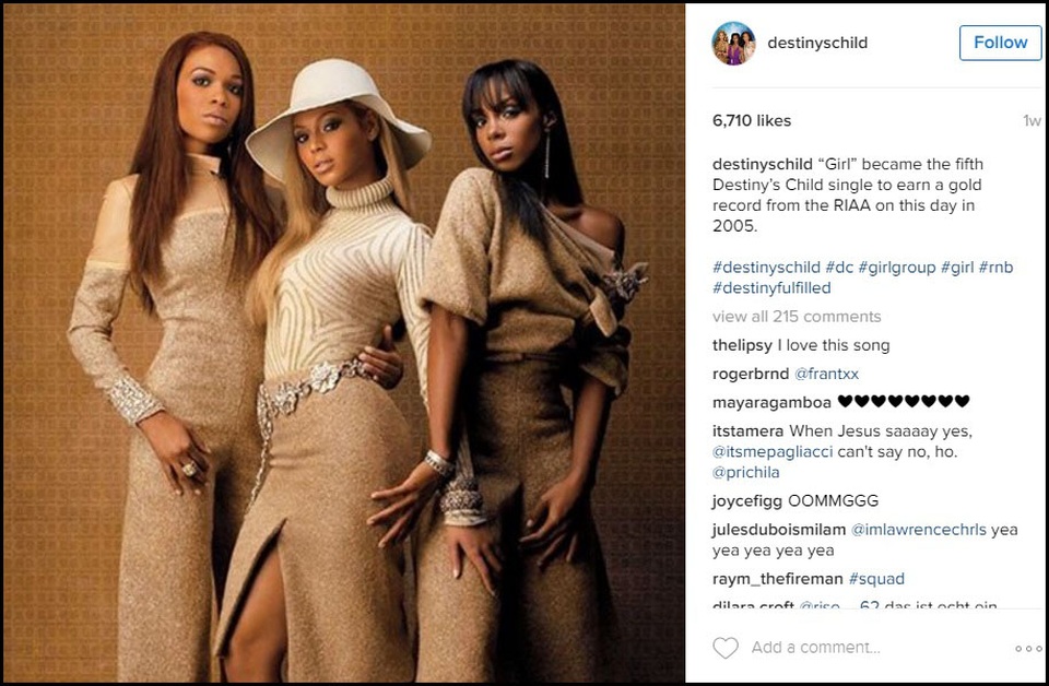 Phát sốt vì khả năng Destiny’s Child sắp tái hợp - 4 Phát sốt vì khả năng Destiny’s Child sắp tái hợp - 4