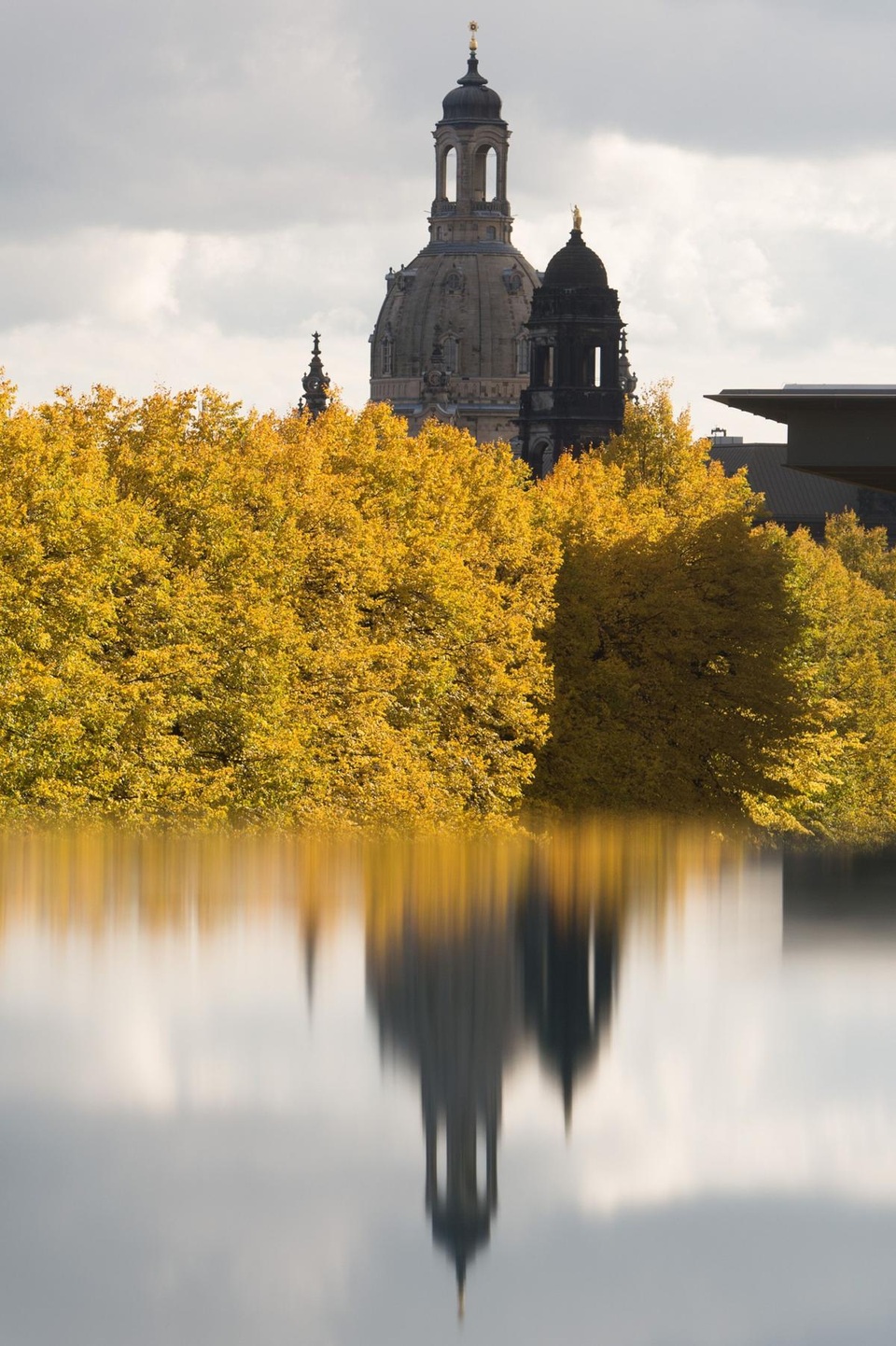 Nhà thờ Frauenkirche ở thành phố Dresden, Đức.