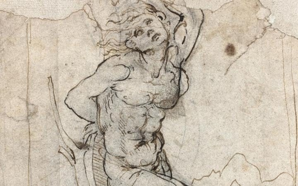 Bất ngờ tìm thấy bức vẽ của Leonardo da Vinci giá 363 tỷ đồng - 1 Bức phác họa Thánh Sebastian tử vì đạo từng được đề cập tới trong loạt tuyển tập “Codex Atlanticus” xoay quanh những vấn đề đa dạng mà sinh thời Leonardo Da Vinci từng quan tâm, nghiên cứu.