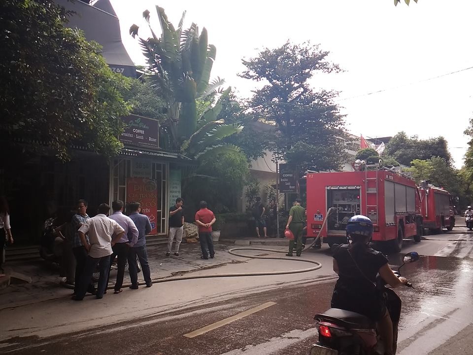 Đám cháy đã được dập tắt trong khoảng thời gian ngắn.