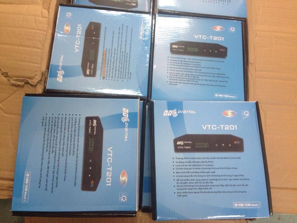 Bắt số lượng lớn đầu thu giả thương hiệu VTC DIGITAL - 1 Bắt số lượng lớn đầu thu giả thương hiệu VTC DIGITAL - 1