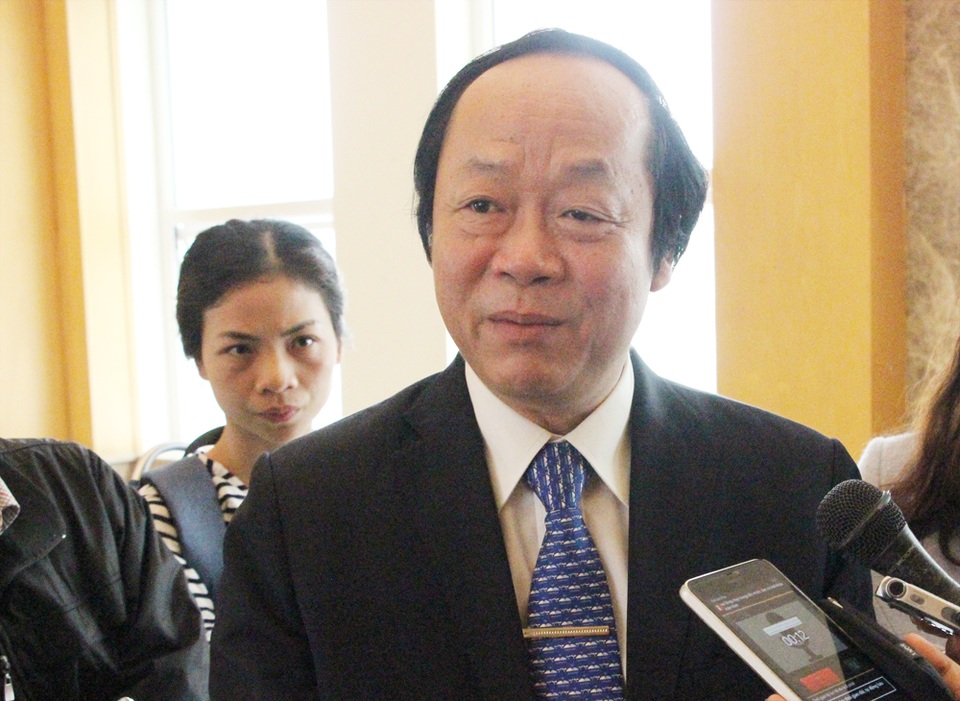 Thứ trưởng Bộ TN&MT Võ Tuấn Nhân (Ảnh: Nguyễn Dương).