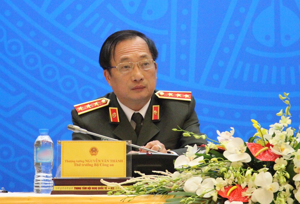 Thượng tướng Nguyễn Văn Thành tại cuộc họp báo công bố quyết định đặc xá cho hơn 4.000 phạm nhân năm 2016.