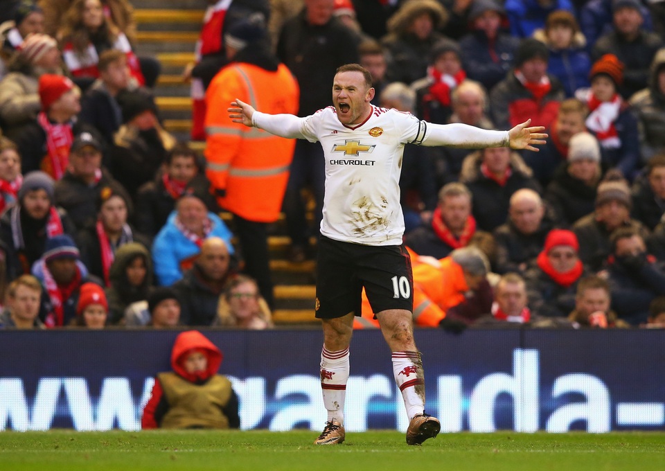 Cứ mỗi khi Rooney lập công, MU đều thắng Liverpool