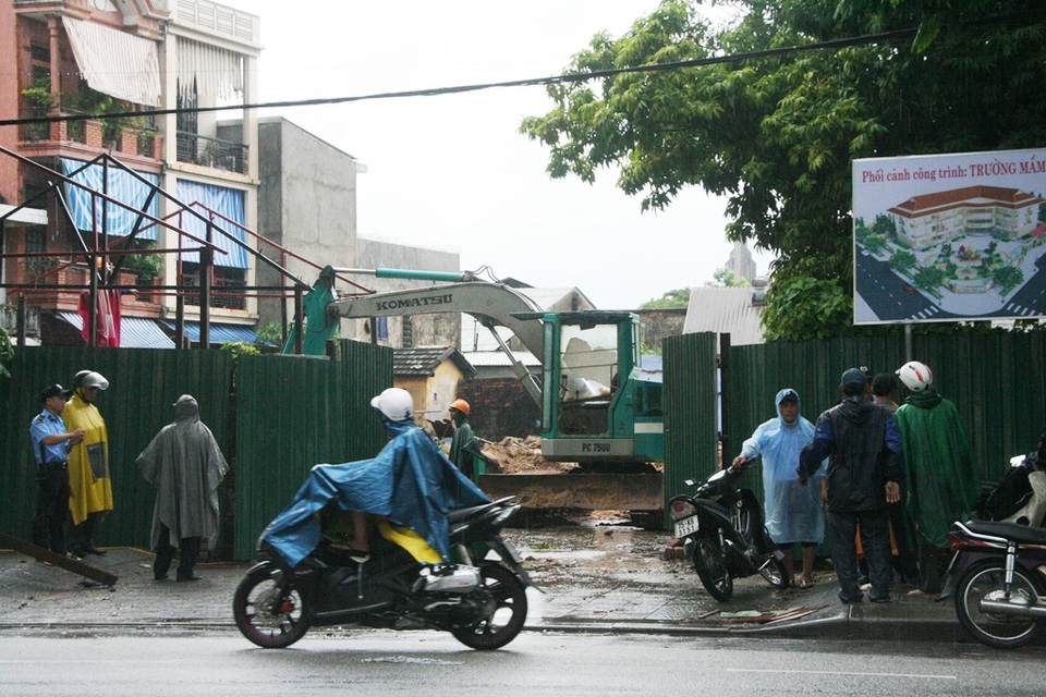 Khu đất, nhà đã bị cưỡng chế xong vào chiều 12/9