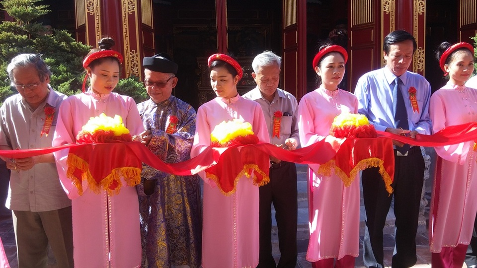 Hoàn thành tu bổ 1 trong 5 miếu thờ quan trọng của triều Nguyễn - 1 Hoàn thành tu bổ 1 trong 5 miếu thờ quan trọng của triều Nguyễn - 1