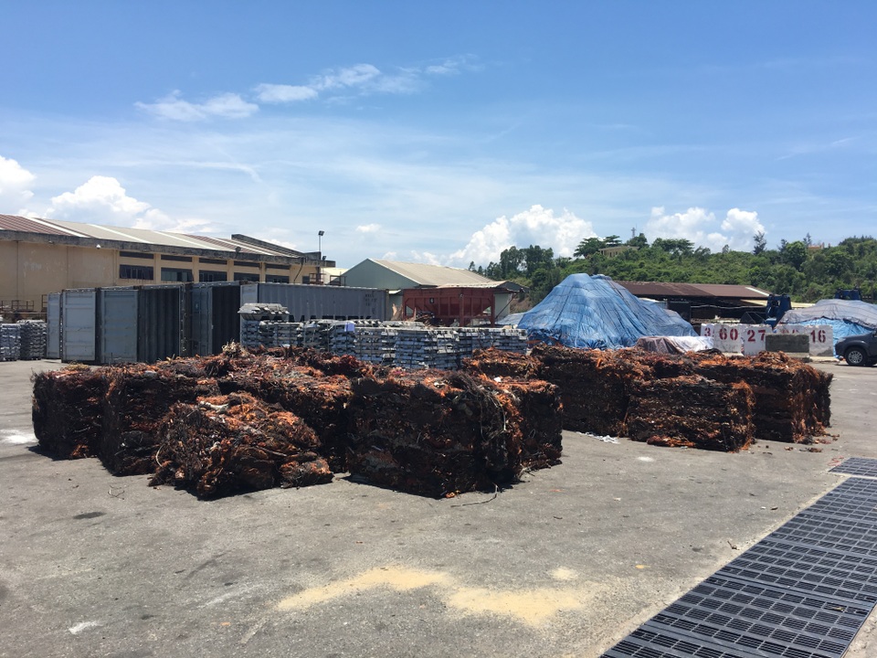 Tổng số phế liệu nhôm và đồng bị thu giữ