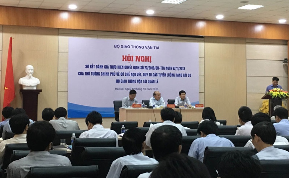 Lợi dụng nạo vét luồng hàng hải để bơm hút cát lậu? - 2 Hội nghị sơ kết về cơ chết nạo vét, duy tu các tuyến luồng hàng hải do Bộ GTVT quản lý sáng 12/10