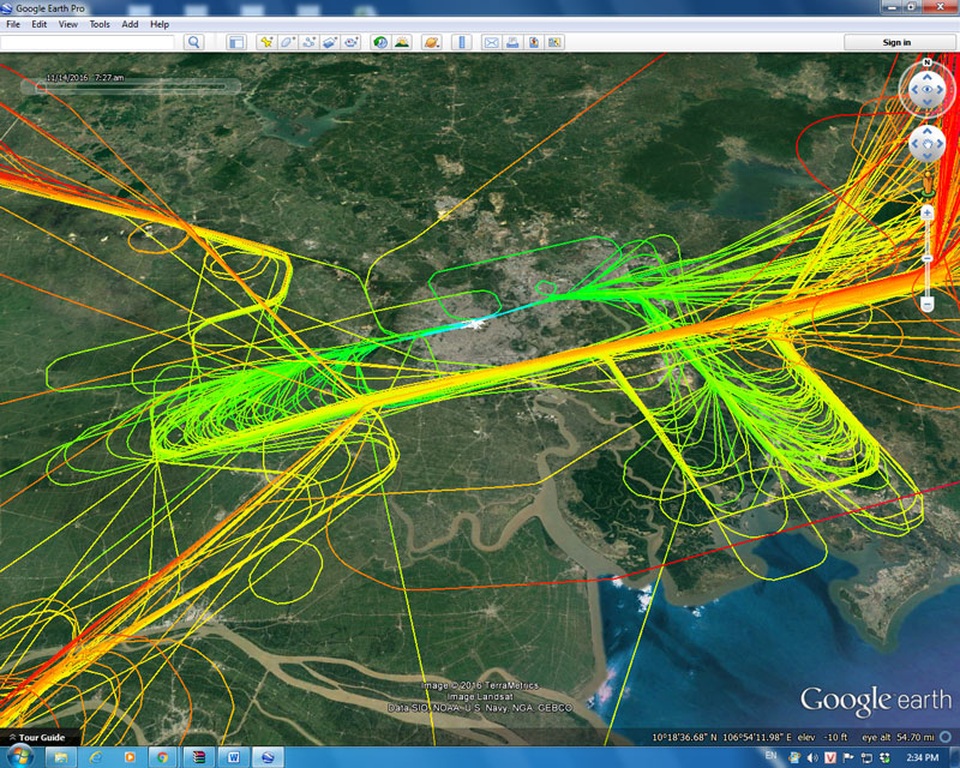 Đường hàng không Việt Nam thuộc top đông đúc nhất thế giới - 5 Hoạt động bay được điều hành khoa học hơn khi áp dụng phương thức mới, giảm thời gian bay chờ trên bầu trời Tân Sơn Nhất