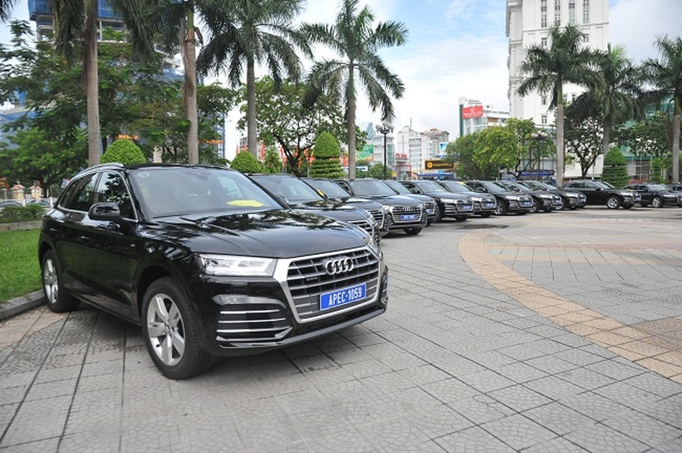 Dàn xe khủng Audi sau khi kiểm định