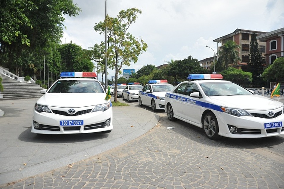 Xe đặc chủng dẫn đoàn được đưa vào phục vụ tại Hội nghị APEC tại Huế