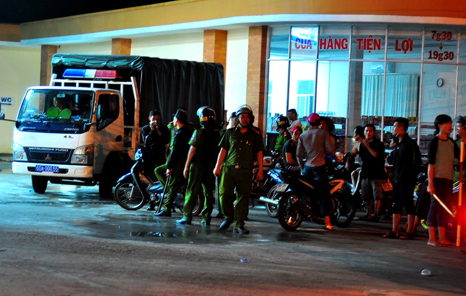 Những điểm nóng được chốt chặn để đảm bảo an ninh trật tự.