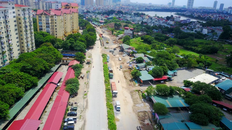 
Một số đoạn, đường cơ bản đang được xây dựng.
