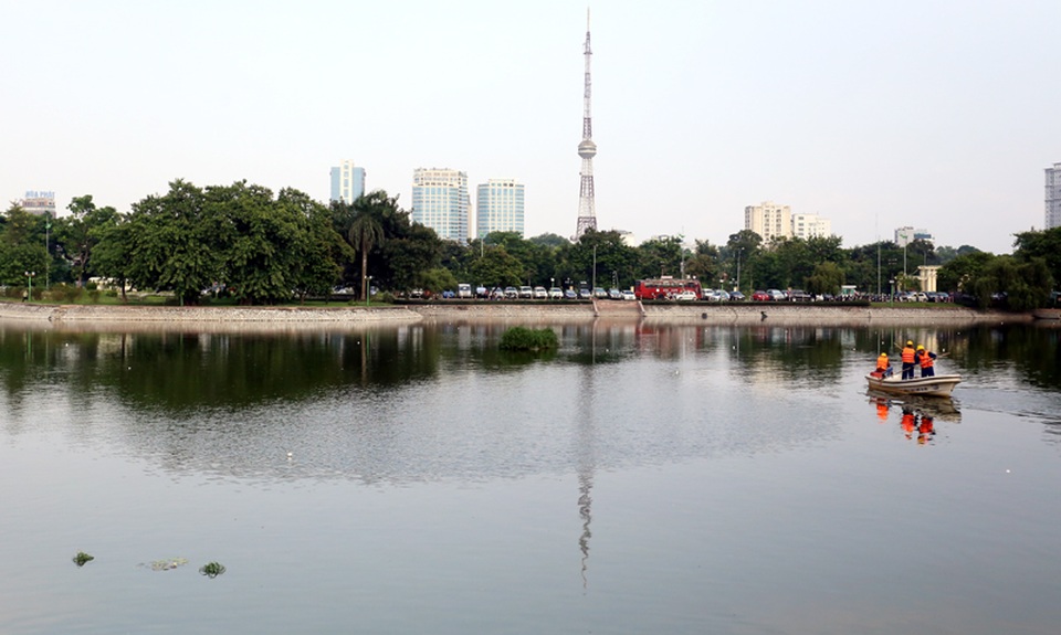 Hồ Hố Mẻ, Giáp Bát, Ba Mẫu đang được xử lý ô nhiễm