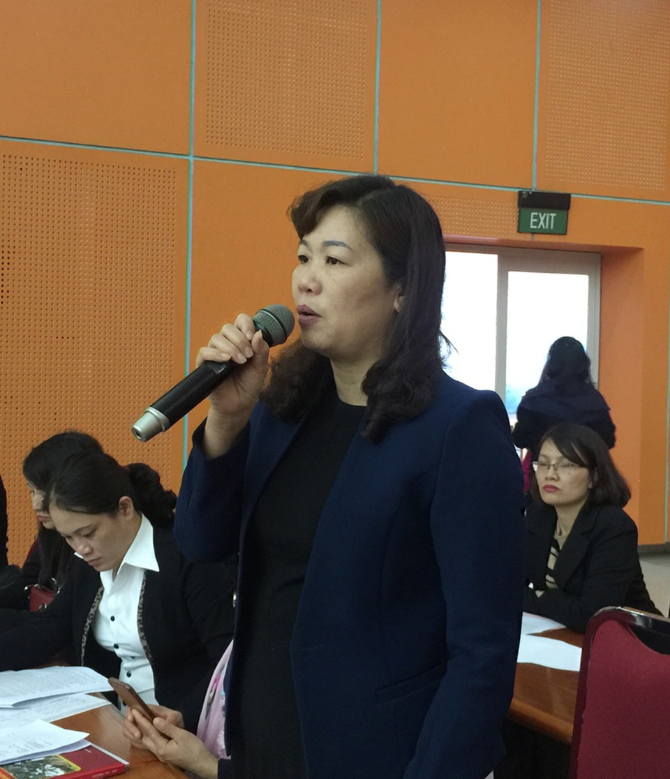 Bà Đỗ Thị Lan Hương – Hiệu trưởng Trường THCS Kỳ Lâm (Tuyên Quang).