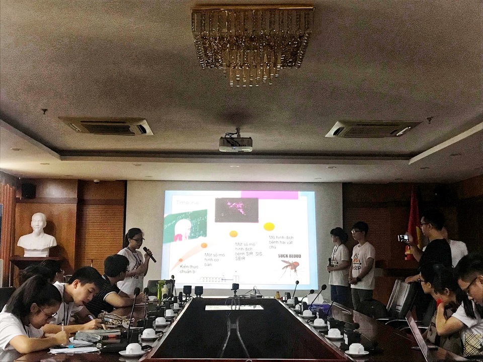 Sinh viên Việt tại Viện công nghệ số 1 thế giới tổ chức trại hè Toán ở quê nhà - 1 Nhân loại đang đối mặt với nhiều loại dịch bệnh, ảnh hưởng đến chất lượng đời sống người dân. Để đối mặt với điều đó, ba bạn trẻ Mạnh Linh, Cao Phong và Thu Hà đã sử dụng Toán học để có cái nhìn chính xác về sự phát triển của chúng.