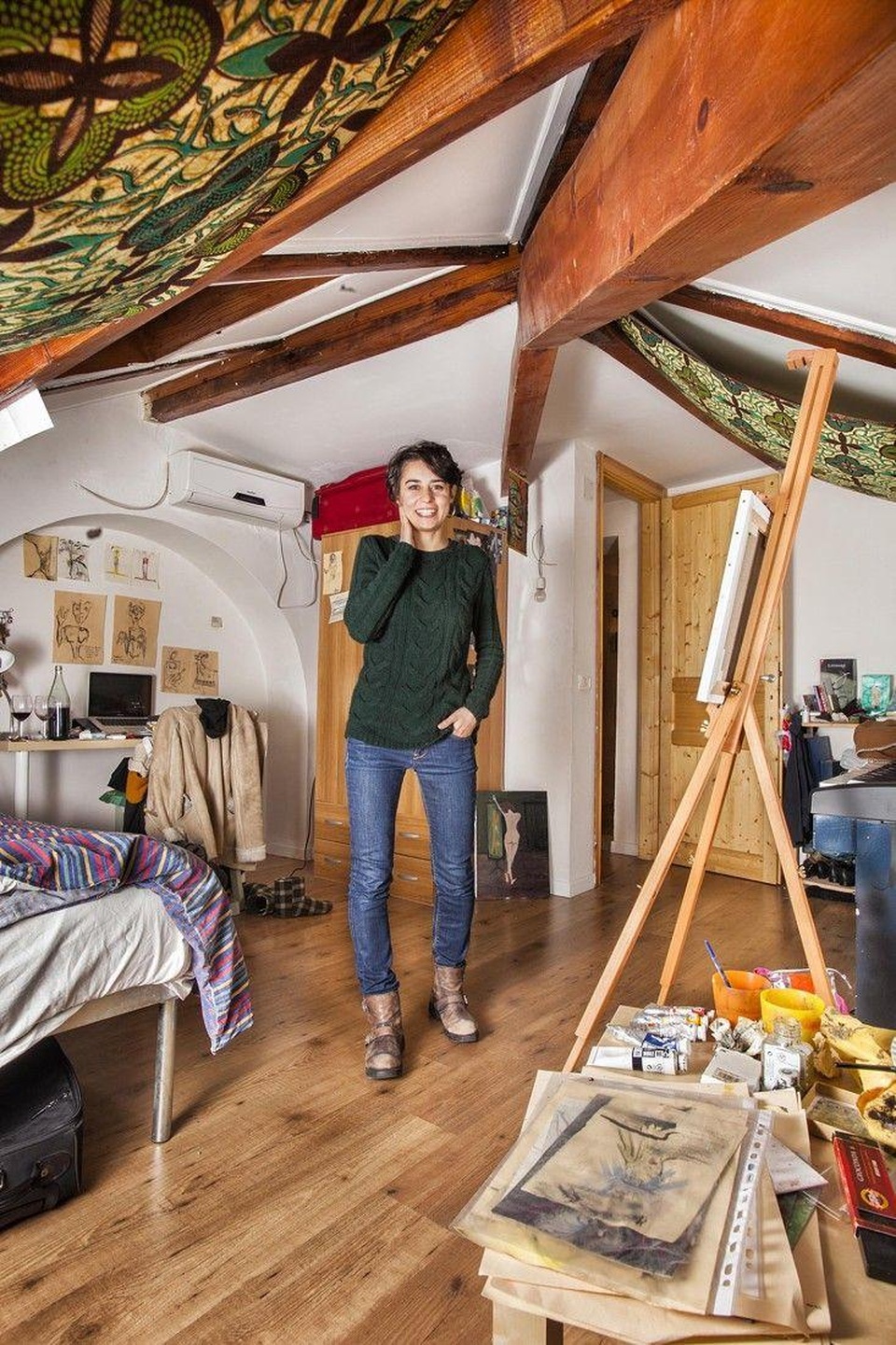 Caroline là sinh viên năm 3 khoa Y Đại Học Naples, Italia. (Ảnh: Henny Boogert)