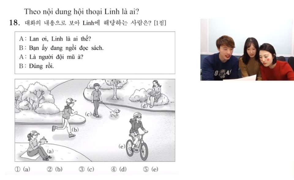 Thử sức đề thi Tiếng Việt trong kỳ thi Đại học "sinh tử” ở Hàn Quốc - 5 Thử sức đề thi Tiếng Việt trong kỳ thi Đại học "sinh tử” ở Hàn Quốc - 5