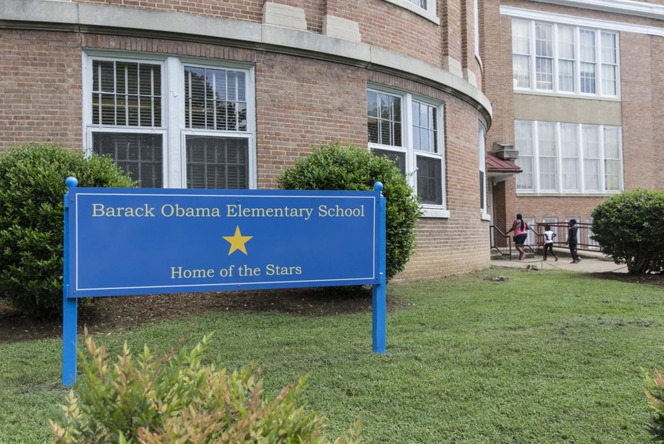 Mỹ: Trường tiểu học được đặt theo tên cựu Tổng thống Barack Obama - 1 Một trường tiểu học ở bang Virginia được đổi tên thành tên tổng thống Mỹ gốc Phi đầu tiên của Hoa Kỳ, trường tiểu học Barack Obama (Ảnh: Richmond Times Dispatch)