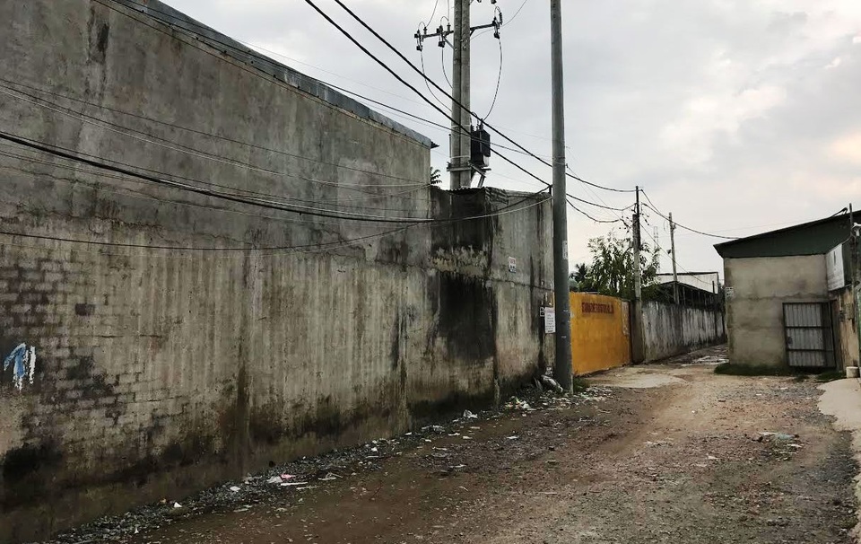 Vị trí xảy ra vụ dây điện bị đứt khiến 4 mẹ con gặp nạn.