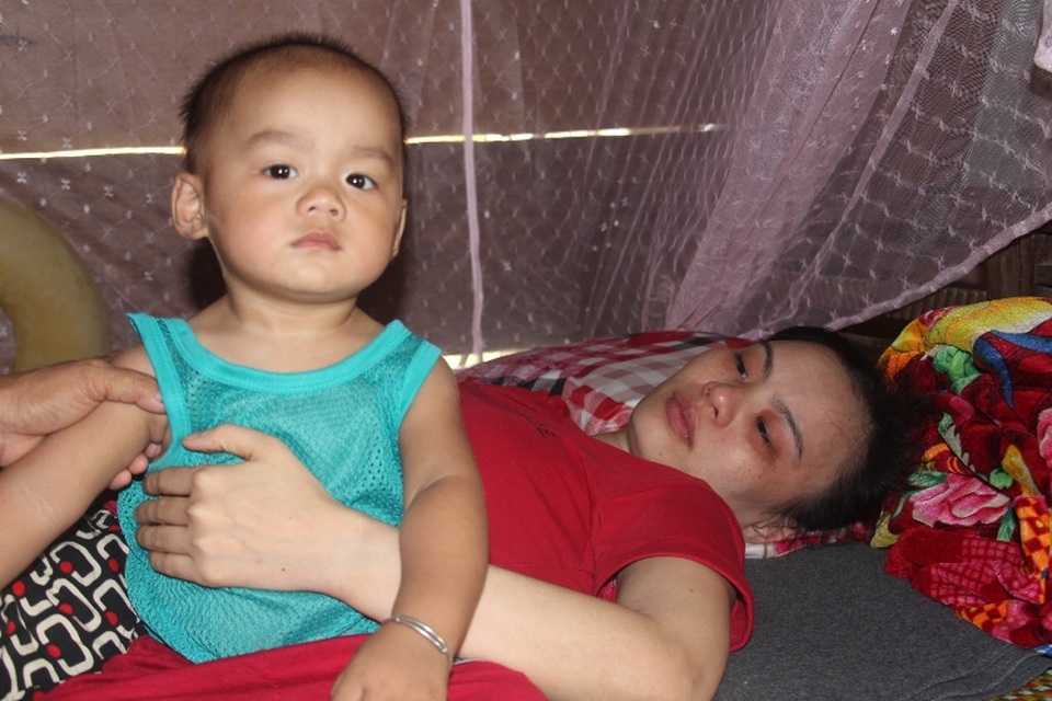 Mỗi lần nghĩ đến các con là nước mắt chị Huynh lại trào ra bởi chị biết sẽ không còn sống được lâu nữa