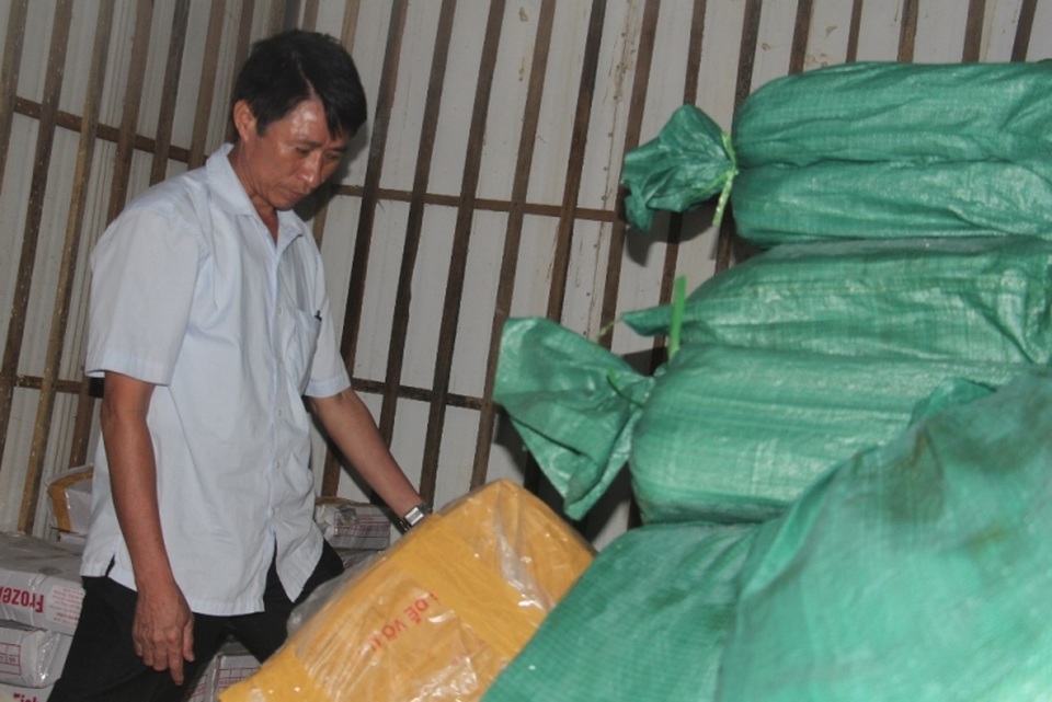 Lực lượng chức năng Hà Tĩnh tiến hành kiểm tra các kho cá đông lạnh trên địa bàn