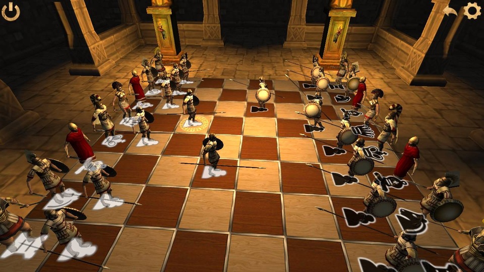Game cờ vua miễn phí với đồ họa cực hấp dẫn trên Android và iOS - 1 Battle Chess 3D với đồ họa hấp dẫn, mỗi quân cờ được hiển thị dưới dạng quân lính khác nhau
