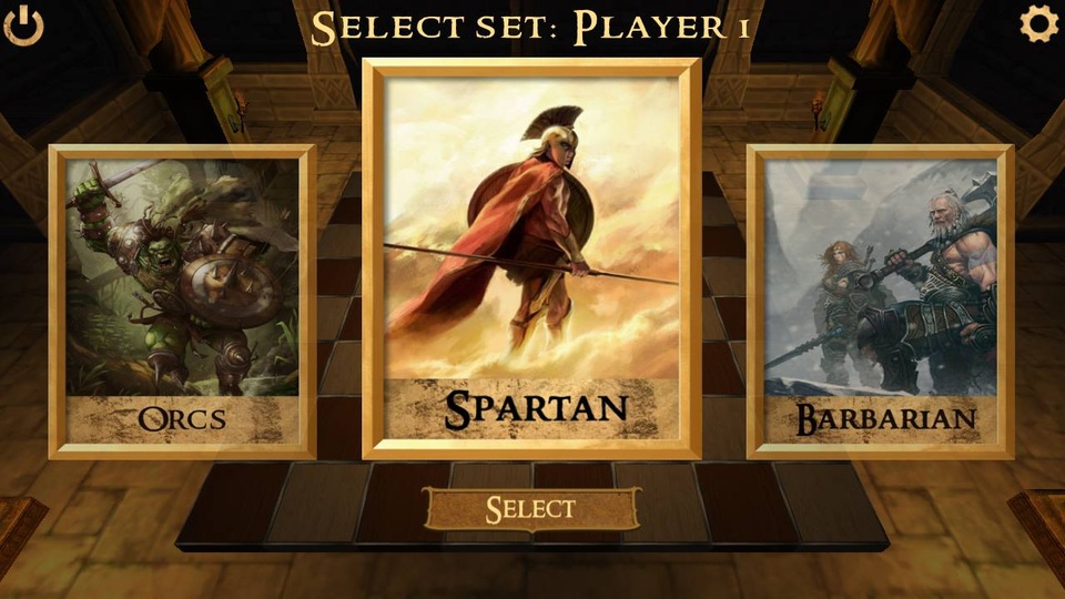 Game cờ vua miễn phí với đồ họa cực hấp dẫn trên Android và iOS - 3 Người chơi có thể lựa chọn một trong 5 loại quân để hiển thị trên quân cờ
