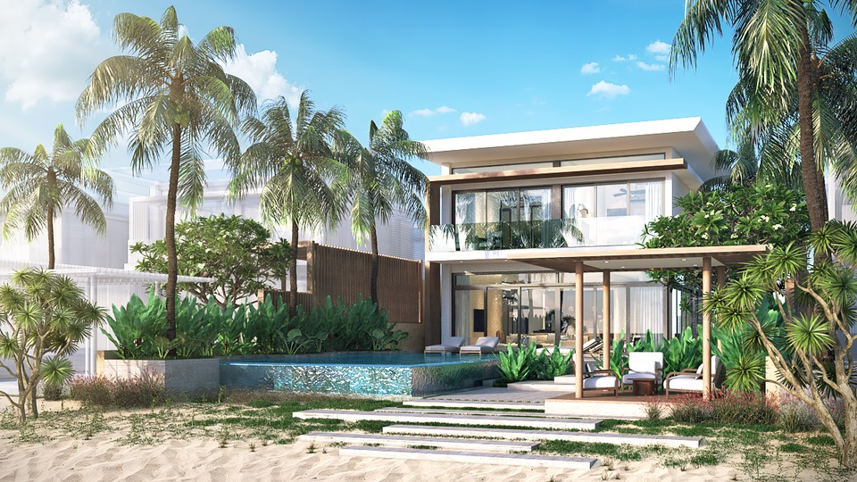 The Hamptons Hồ Tràm - Mang hơi thở New York đến xứ Việt - 2 Sự giao hòa giữa thiên nhiên và văn hóa đậm nét Hamptons đã tạo nên một nghệ thuật kiến trúc Resort.