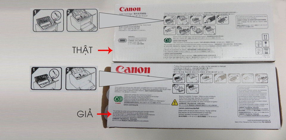 Mua hàng trôi nổi: lợi bất cập hại - 3 Hình ảnh và chữ trên vỏ hộp chính hãng được in sắc nét, không bị nhòe, lem màu.