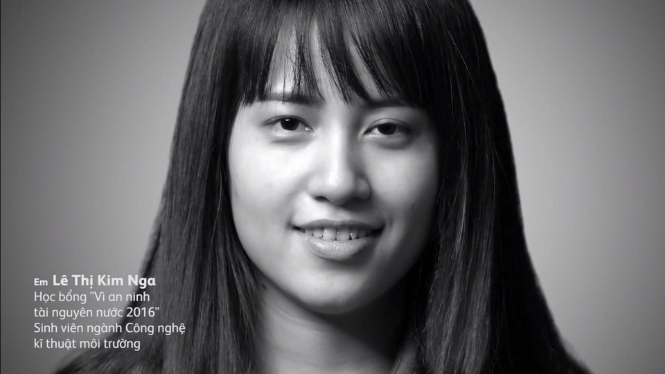 Lê Thị Kim Nga – sinh viên nhận học bổng “Vì an ninh tài nguyên nước” do HEINEKEN Việt Nam tài trợ