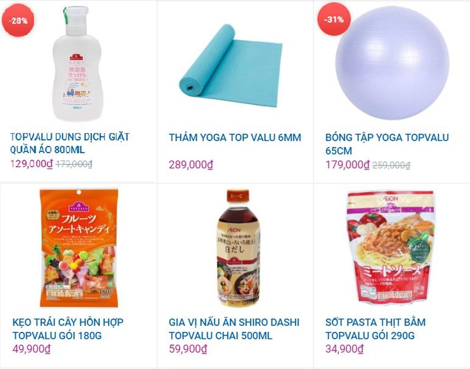 Nhà bán lẻ hàng đầu Nhật Bản triển khai giao hàng toàn quốc - 4 Đồ dùng, thực phẩm thương hiệu Nhật độc quyền Topvalu