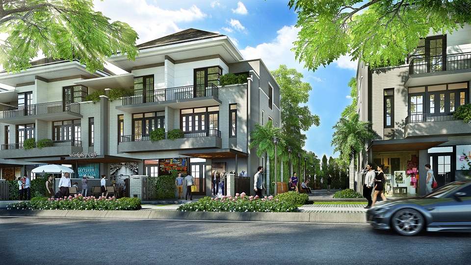 Tiềm năng phát triển trục đường Nguyễn Hữu Thọ và sự nhạy bén của người mua - 2 LAVILA khuyến khích lối sống thân thiện, đề cao sự tương tác giữa con người với thiên nhiên, con người với con người. Dự án dành nhiều diện tích cho cây xanh, các đường dạo bộ, công viên và hồ cảnh quan.