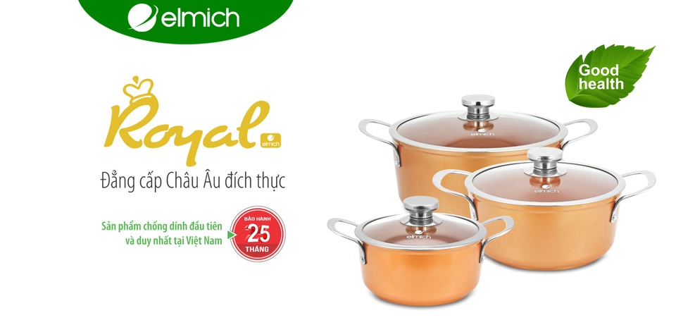 Nồi chảo chống dính Royal của Elmich – Sự lựa chọn của phụ nữ Việt thông thái - 3 Nồi chảo chống dính Royal của Elmich – Sự lựa chọn của phụ nữ Việt thông thái - 3