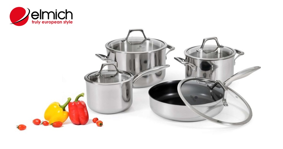 Nồi chảo inox Elmich – quà Tết sang trọng, chất lượng và nhiều ưu đãi - 1 Nồi, chảo inox Elmich rất được ưa chuộng trên thị trường