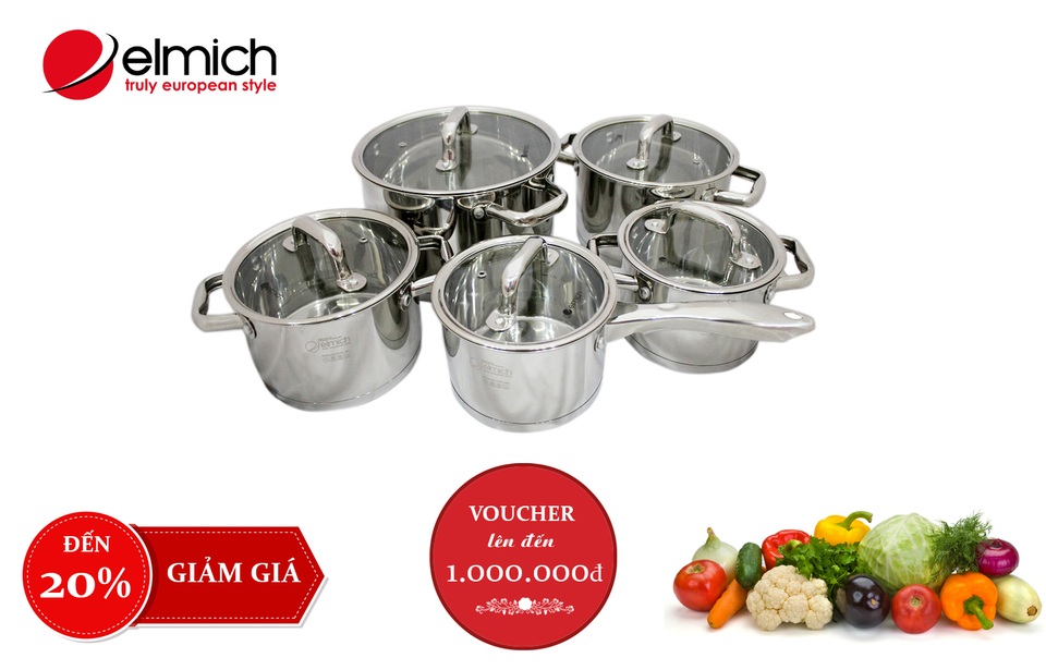 Nồi chảo inox Elmich – quà Tết sang trọng, chất lượng và nhiều ưu đãi - 3 Nhiều chương trình khuyến mãi hấp dẫn đang chờ đón những khách hàng mua sản phẩm nồi chảo inox của Elmich