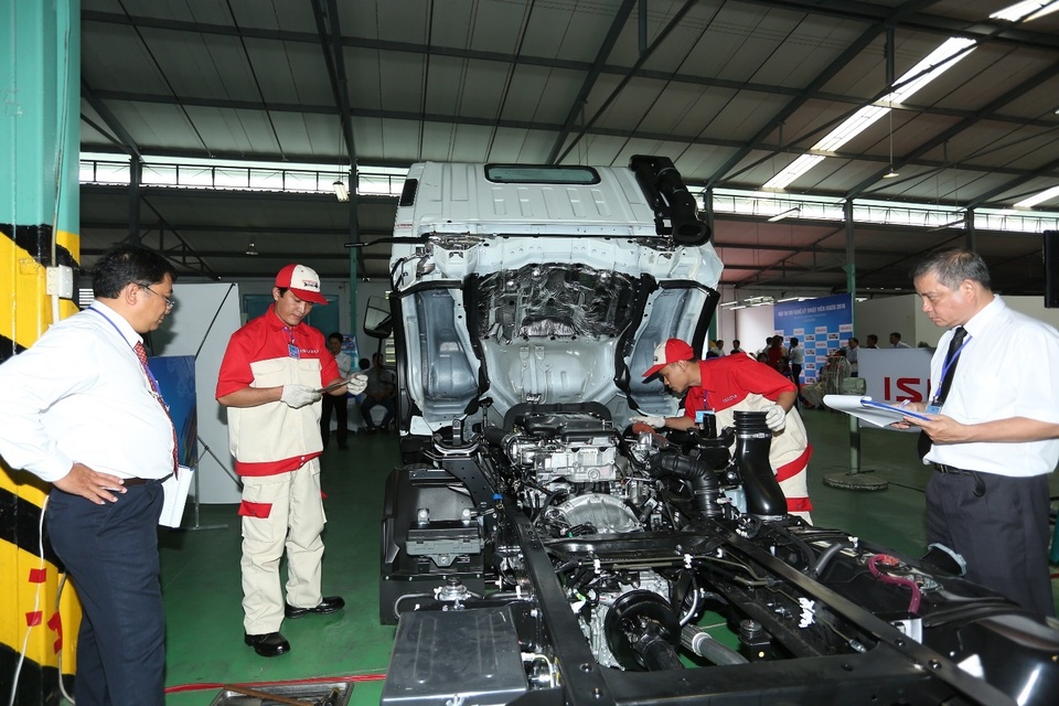 Isuzu chuẩn bị ra mắt thế hệ xe tải mới - 3 Huấn luyện đào tạo đội ngũ nhân sự bài bản chuyên nghiệp - hoạt động thường xuyên trong hành trình 10 năm kinh nghiệm Common Rail của Isuzu Việt Nam.