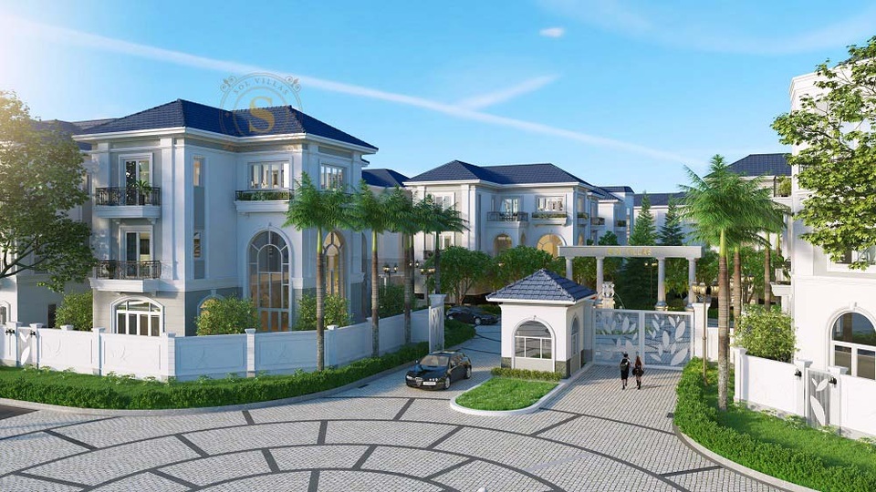 Kiến trúc tân cổ điển – vẻ đẹp thách thức thời gian - 3 Khu biệt thự compound Sol Villas đang thu hút sự quan tâm của giới thượng lưu