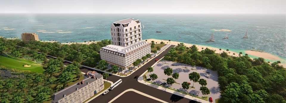 Giới đại gia Hà Nội, Sài Gòn đua nhau săn đất … Hồ Tràm - 2
Hình ảnh phối cảnh Phố Vàng Thương Mại do Thiên An Real phân phối.