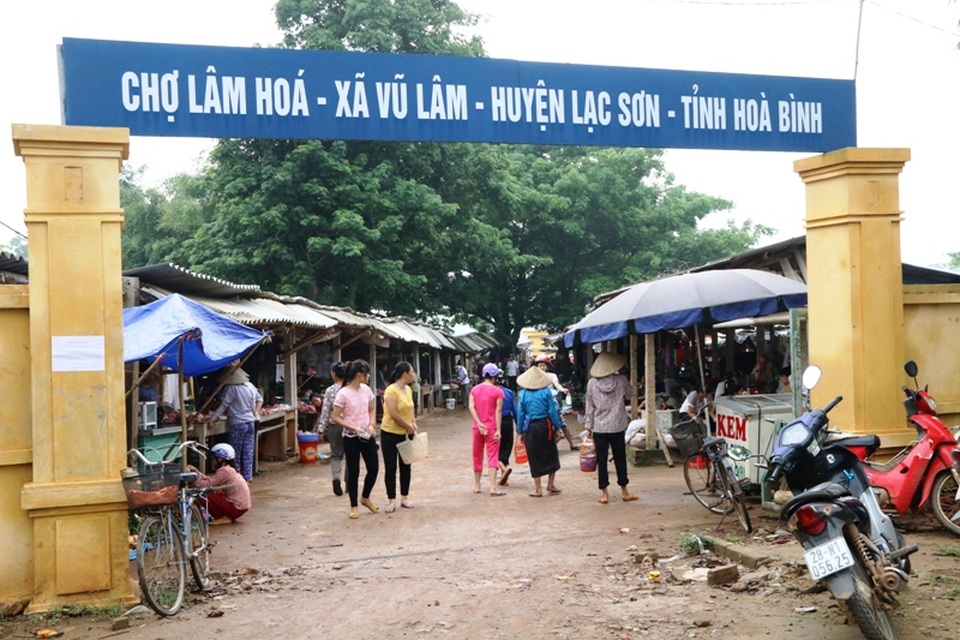 Chợ phiên Lâm Hóa, huyện Lạc Sơn, Hòa Bình họp vào các ngày chẵn trong tuần. Đây là nơi trao đổi hàng hóa lớn của người dân các xã Vũ Lâm, Tân Mỹ, Ân Nghĩa... Ngoài bán đồ dùng sinh hoạt, nhu yếu phẩm thường ngày, chợ còn bán nhiều thuốc lào như một món hàng đặc sản.