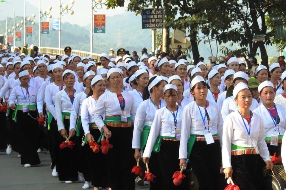 Hầu hết các nghệ nhân tham gia lập kỷ lục Guinnes Việt Nam đều đến từ các địa phương của tỉnh Hòa Bình.