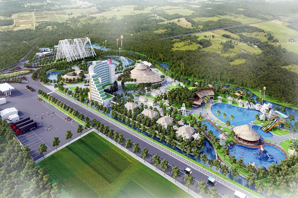 Quảng Ninh lên tiếng về cổng tỉnh gần 200 tỷ, lớn nhất Việt Nam - 1 Phối cảnh Khu dừng nghỉ và giới thiệu sản phẩm du lịch Quảng Ninh (ảnh báo Quảng Ninh)