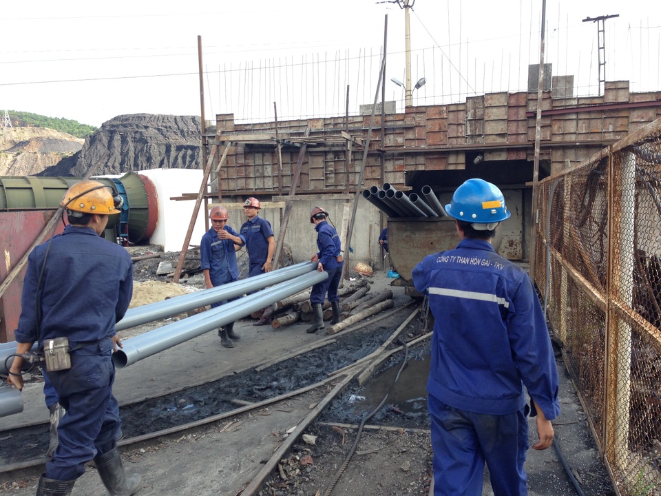 
Hiện trường một vụ tai nạn lao động xảy ra tại Công ty than Hòn Gai trước đó (ảnh CTV)
