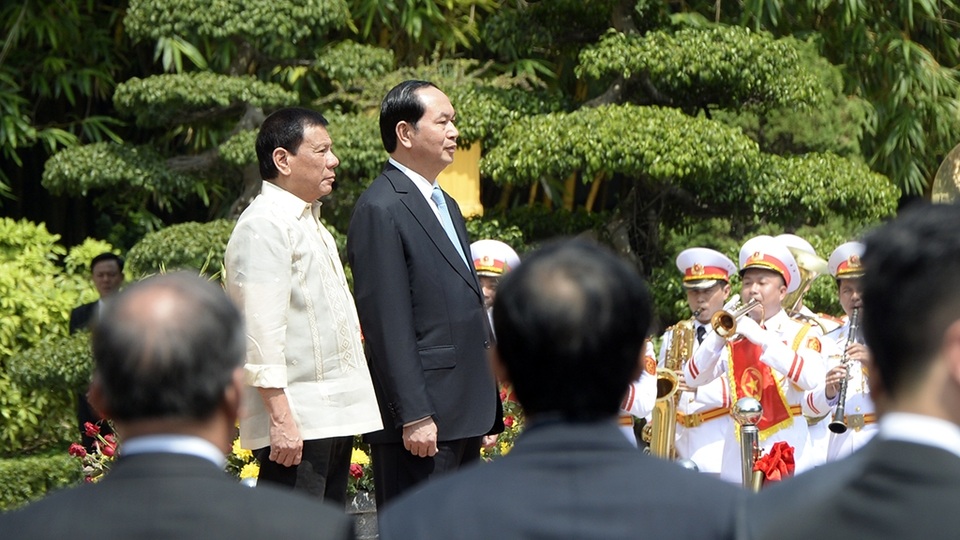 Hình ảnh Lễ đón Tổng thống Philippines tại Phủ Chủ tịch - 2