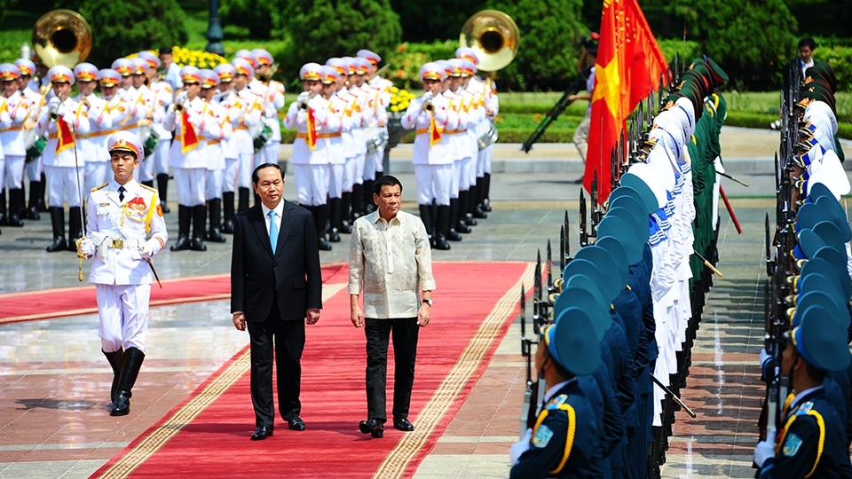 Hình ảnh Lễ đón Tổng thống Philippines tại Phủ Chủ tịch - 3