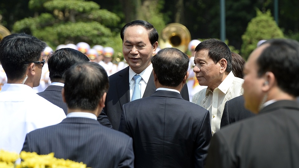 Hình ảnh Lễ đón Tổng thống Philippines tại Phủ Chủ tịch - 6